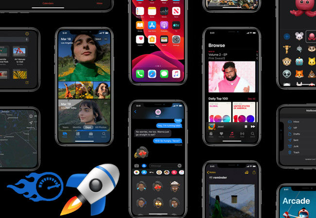 Оптимизировать производительность iOS 13