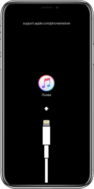 Ponga el iPhone 11 / 11 Pro, iPhone XR / XS / X en modo de recuperación