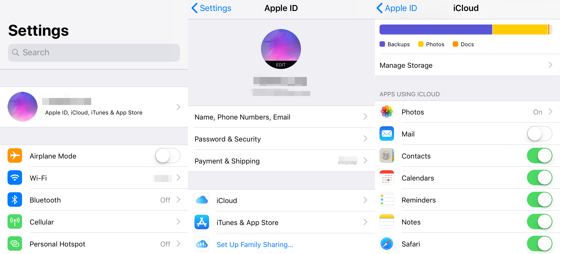 recuperação de notas do icloud