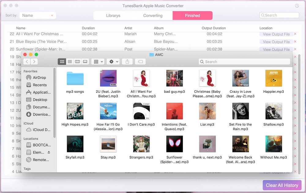 get converted apple music mp3 files