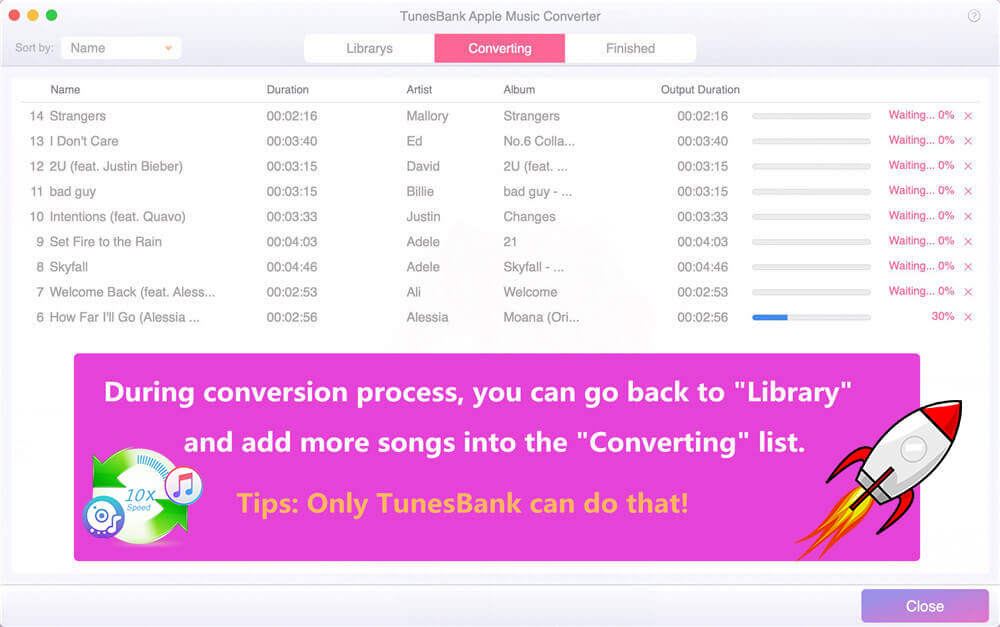 tunesbank apple music converter feature