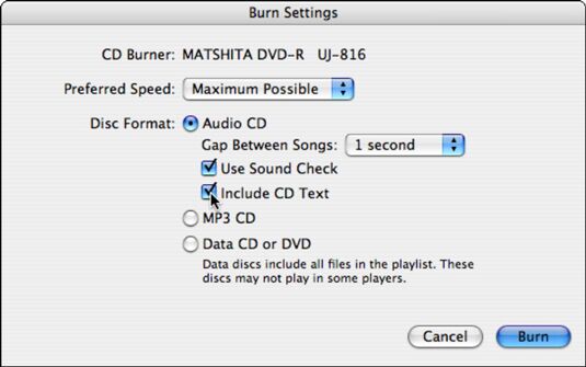 burn Spotify to cd with itunes