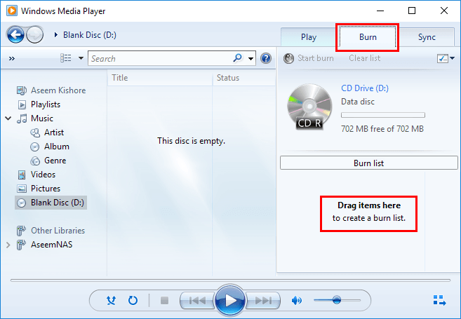 burn spotify to cd with windows media player
