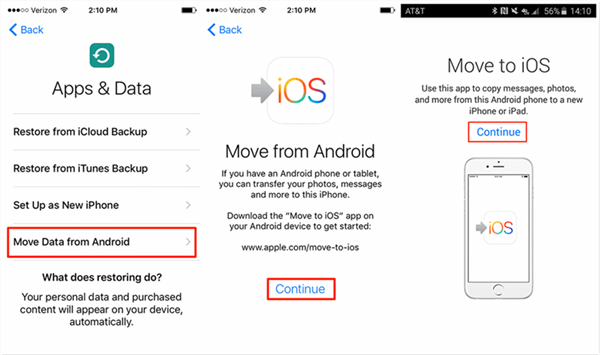 move to ios app