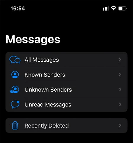 Iphone 14で削除されたメッセージを回復する.