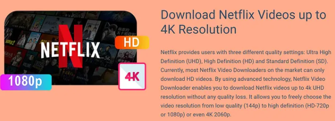 download netflix to 4k resolution