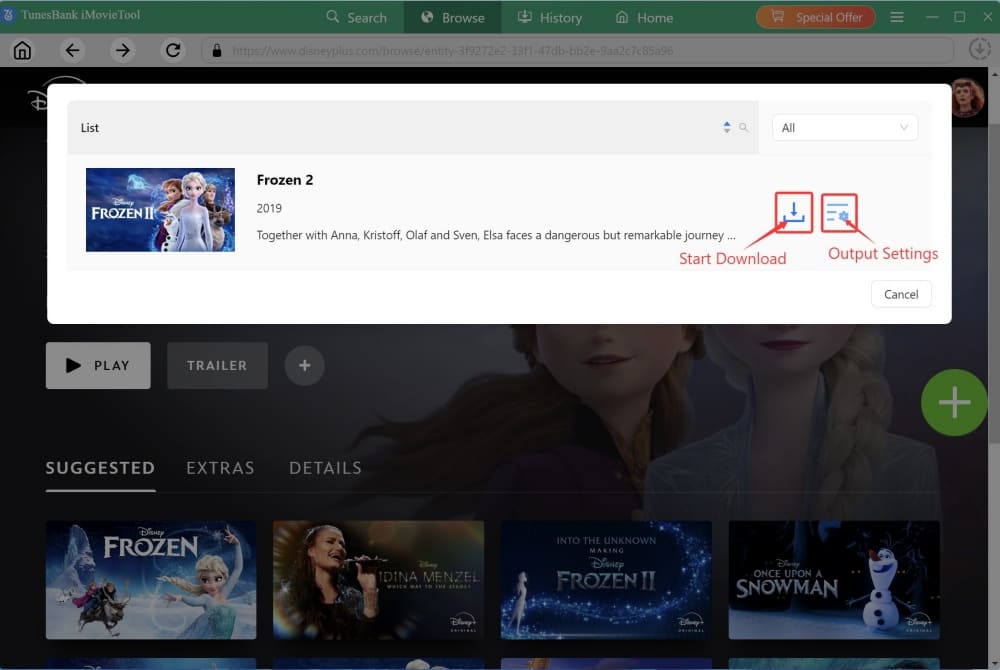 set video parameters