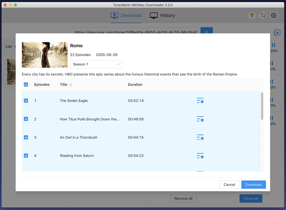 download hbo max show to mp4