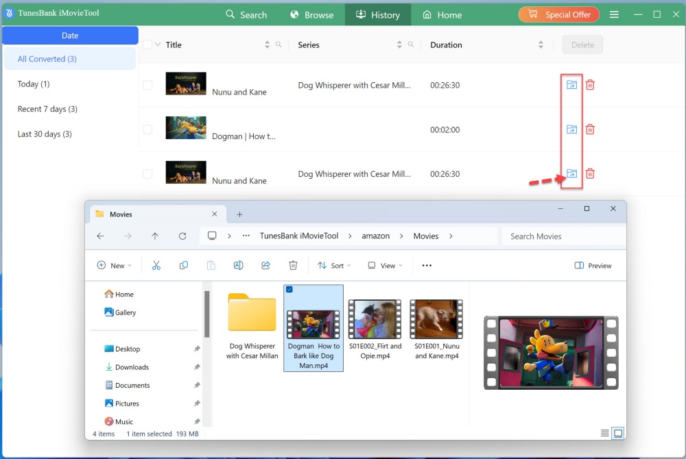 disney plus video history